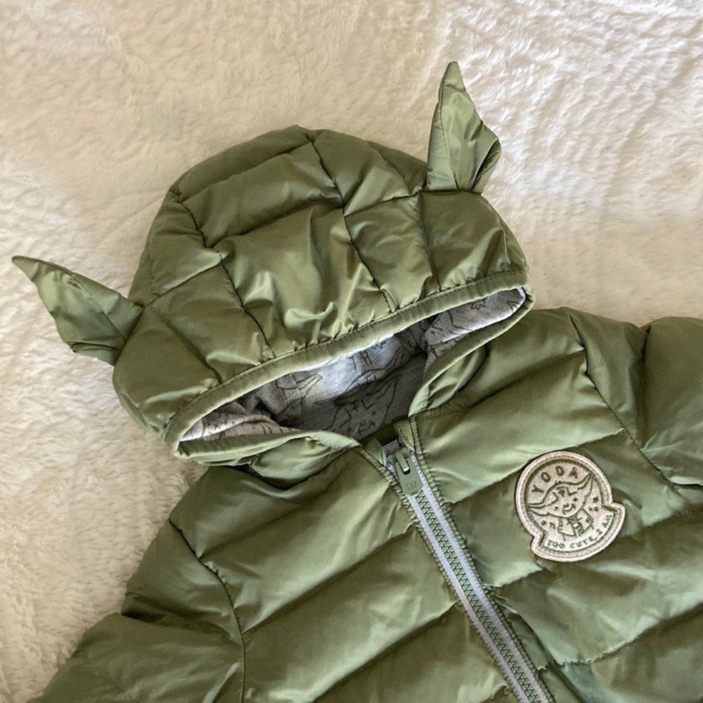 BabyGap Star Wars Yoda cold-control max down filled Puffer Coat 18-24 months